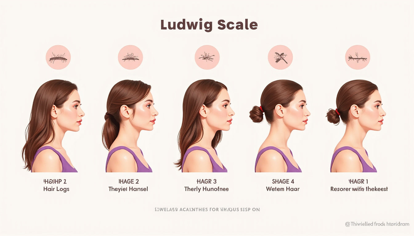 Ludwig scale Guide: Recognize, Treat, and Reverse Female Hair Loss