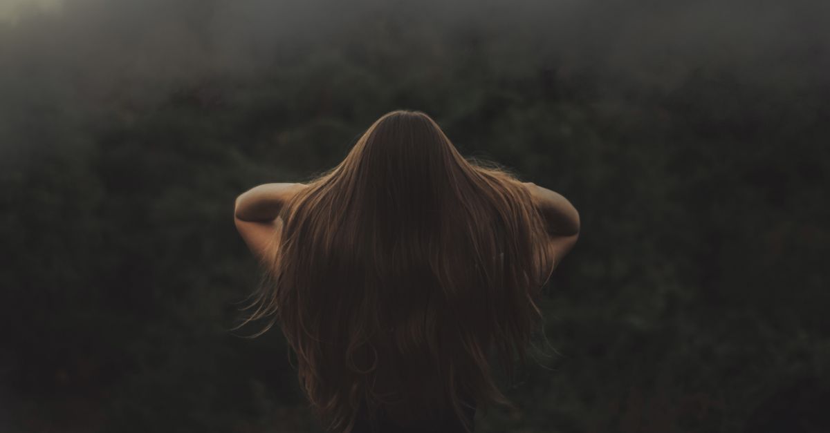 Long hair that shows how much length the anagen phase allows