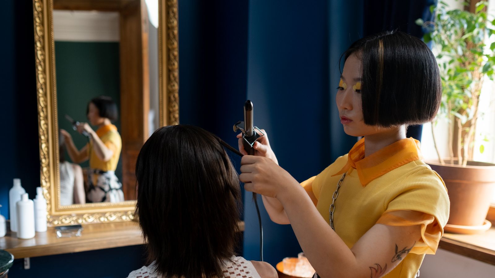 Trichologist assessing hair and scalp health in Newcastle upon Tyne