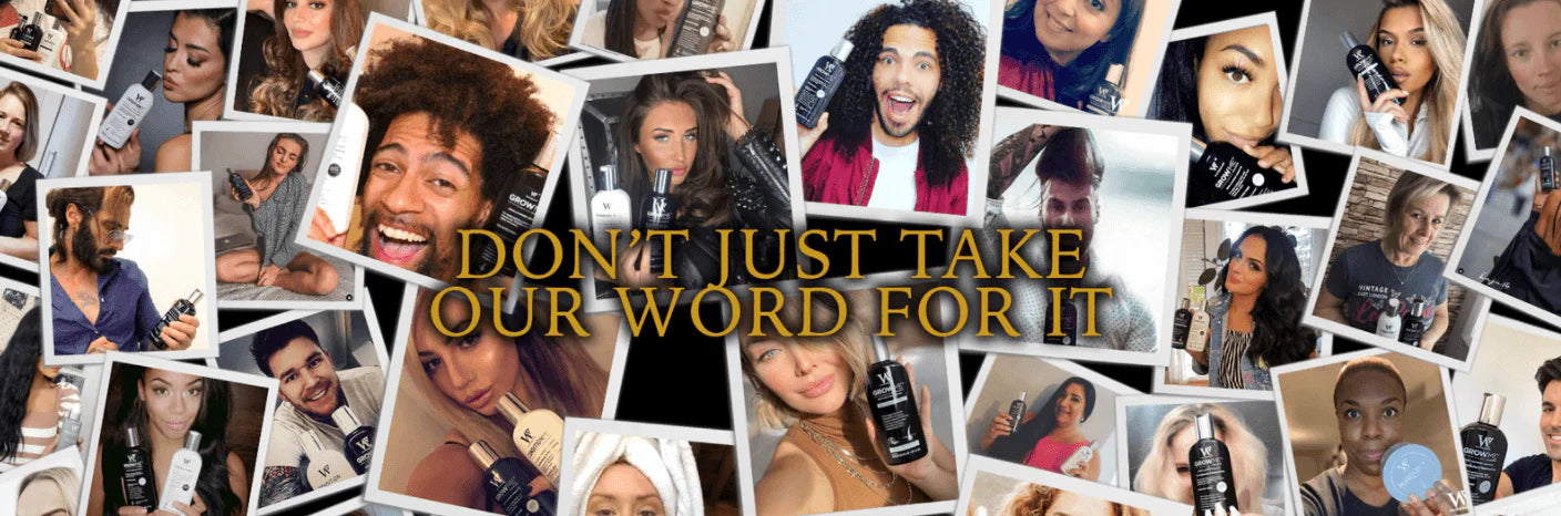 Women's & Men's Hair Care products from shampoo to hair loss concealers and vitamins FOR LUCIOUS LOCKS - Watermans