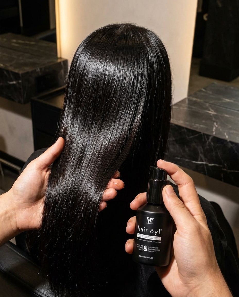 Camellia & Black Castor Hair & Body Oil – Hydration, Shine & Blow-Out Styling