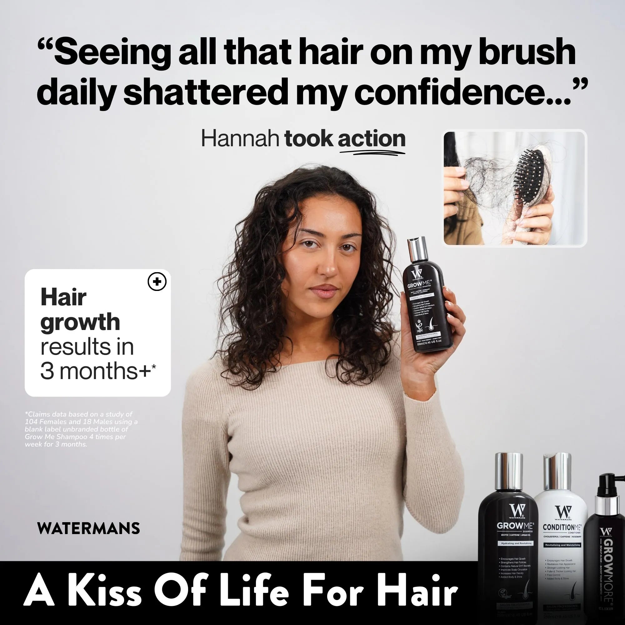 Grow Me Shampoo for Thicker, Longer, Stronger Hair