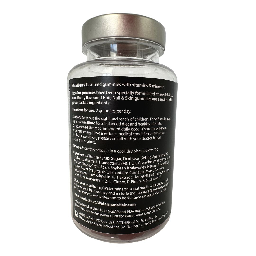 GrowPro Yummy Gummies Hair Vitamins, Skin & Nails.