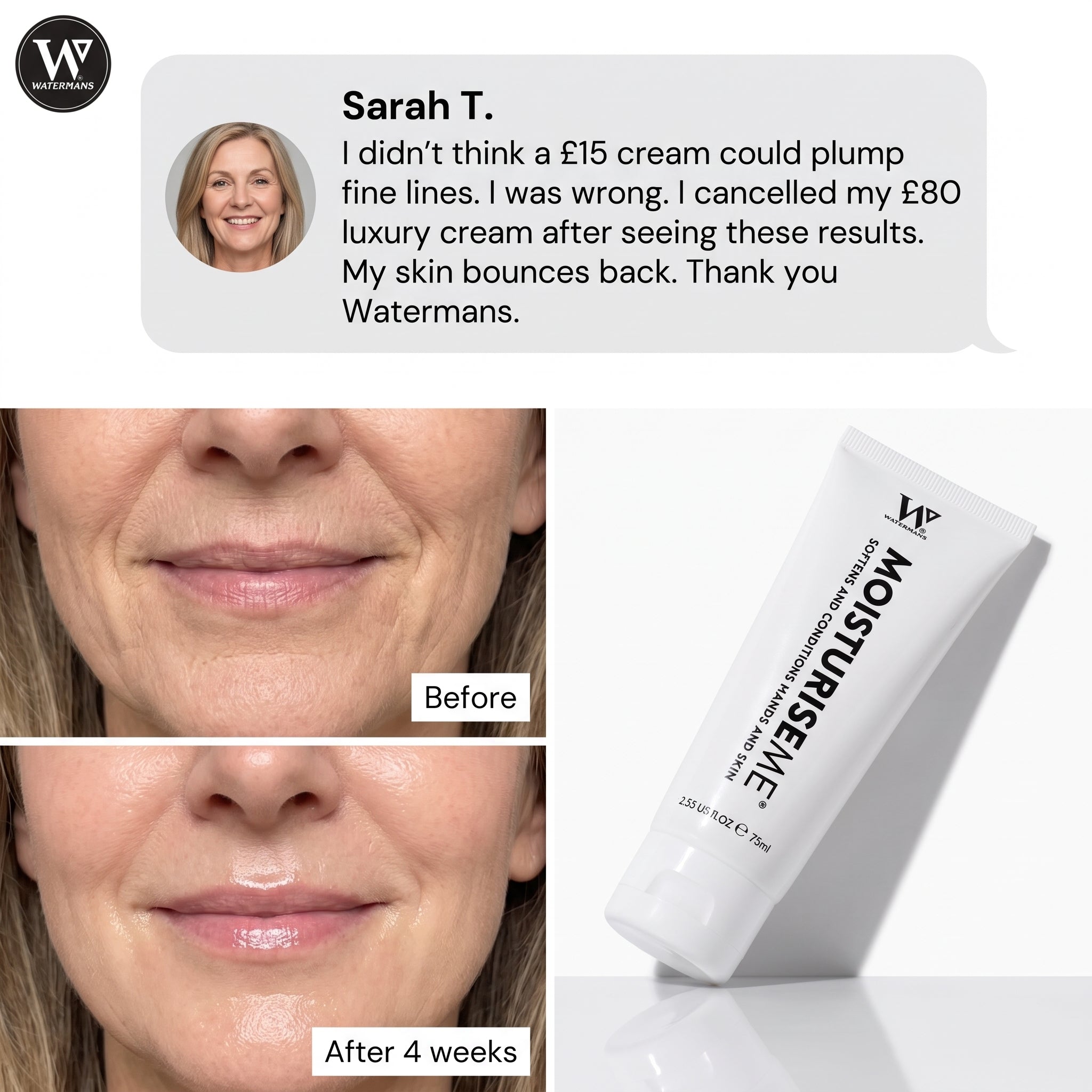 Plumping Moisturise Me® Face & Hand Cream