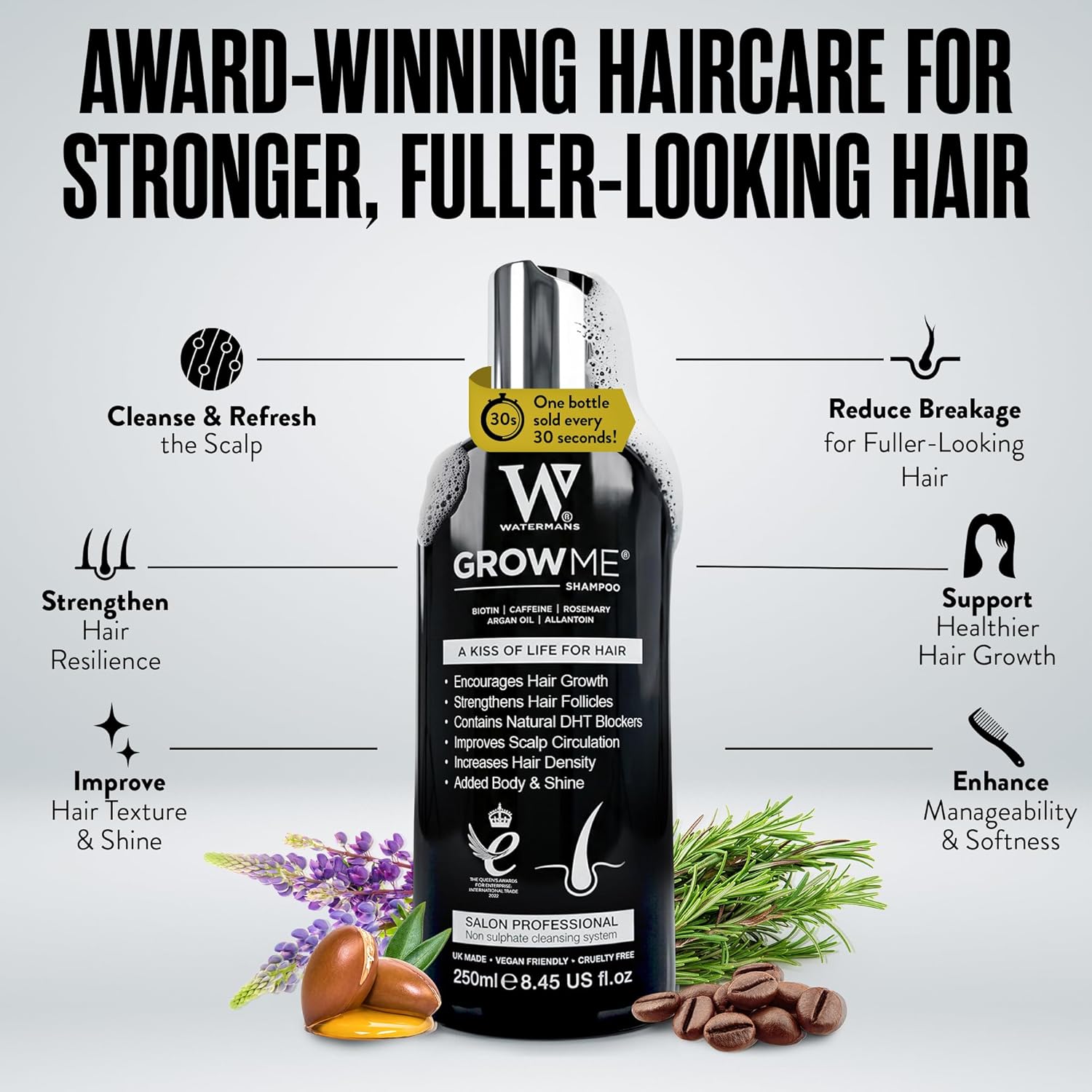 Best shampoo for hair growth and thickening UK