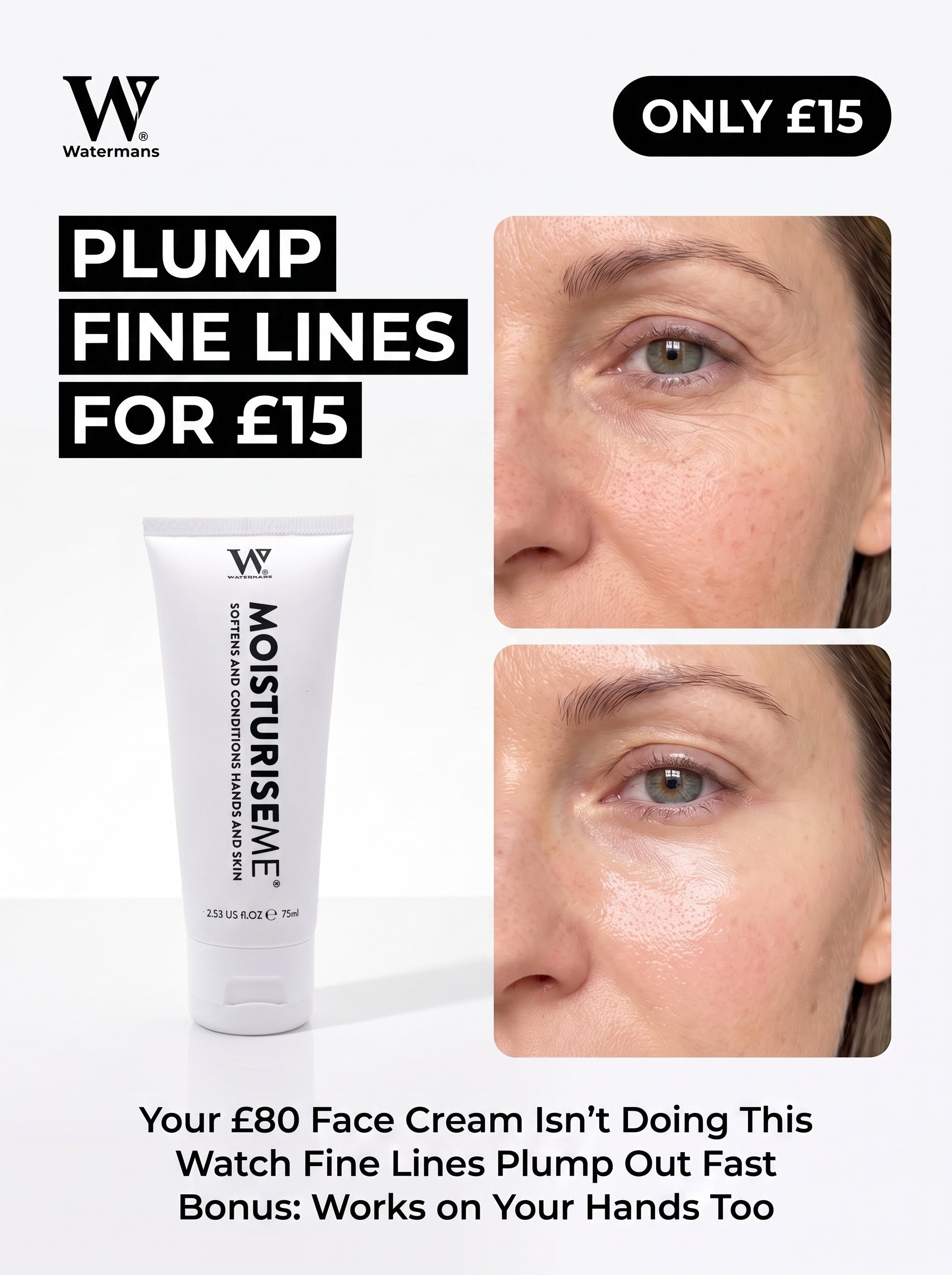 Plumping Moisturise Me® Face & Hand Cream