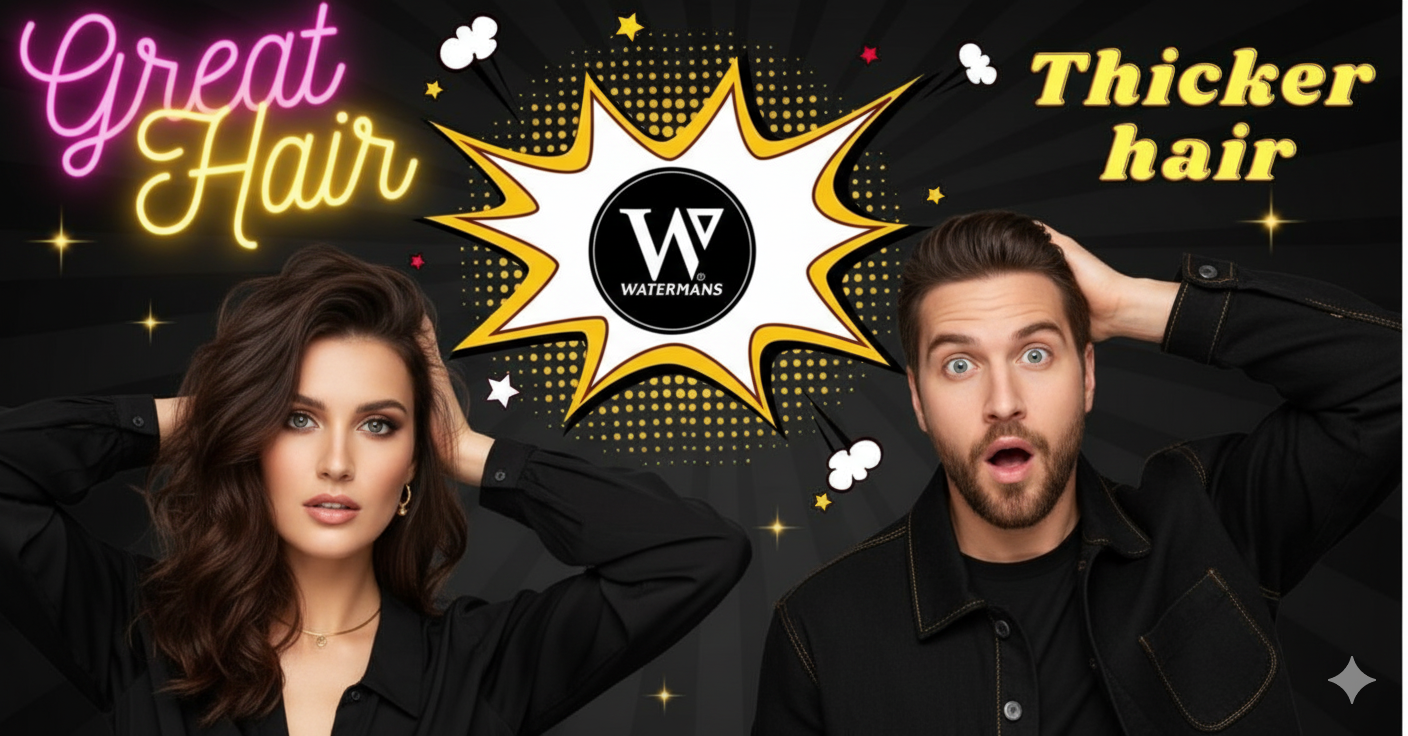 Watermans® Hair Loss Products | Hair Growth Shampoo | Grow Me Shampoo