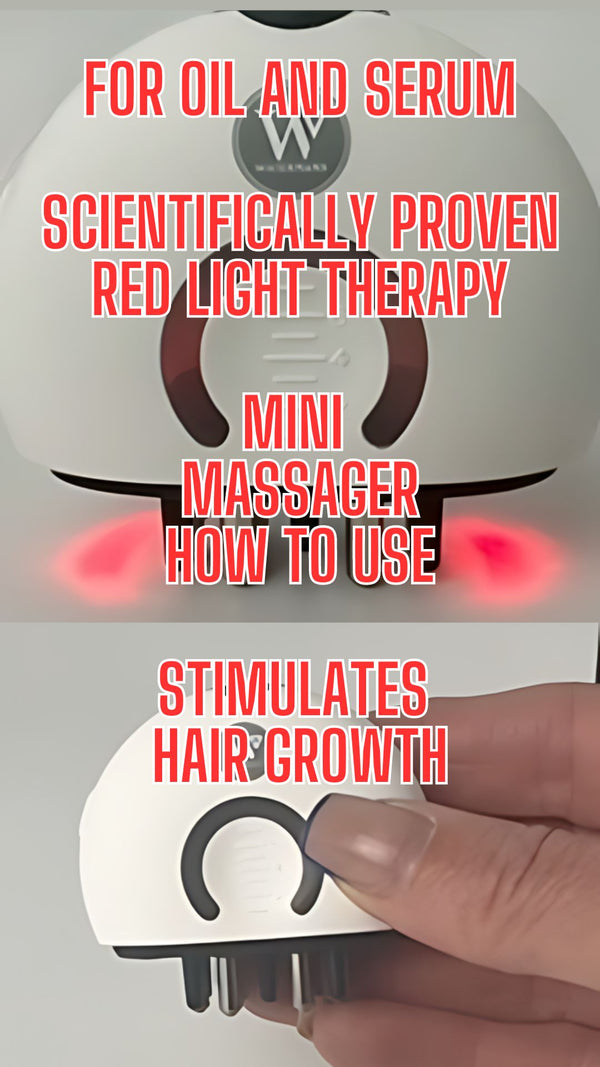 Red Light Mini Scalp Massager for Serum or Oil