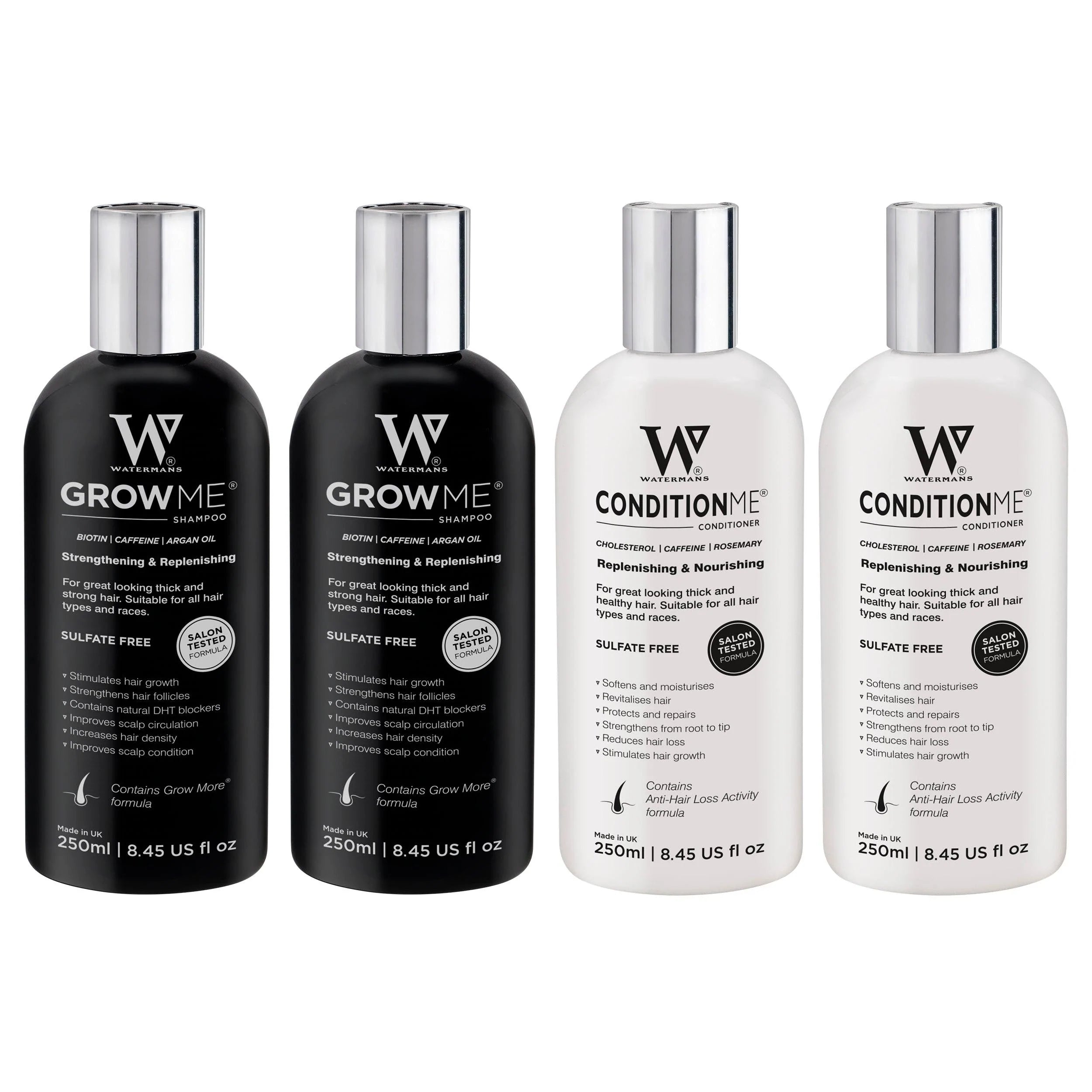 2 x Shampoo & 2 x Conditioner - BEST BUY - Watermans