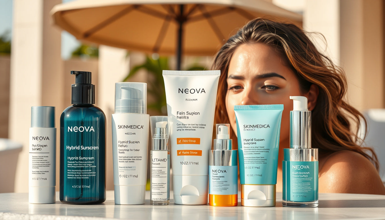 Unlock Radiant Skin: The Ultimate Guide to the Best Hybrid Sunscreens Every Man Needs from Neova, EltaMD, & SkinMedica!