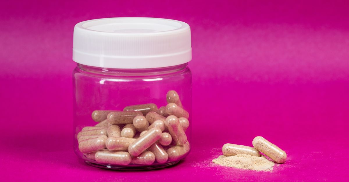 DHEA supplement capsules, a hormone linked to hair changes