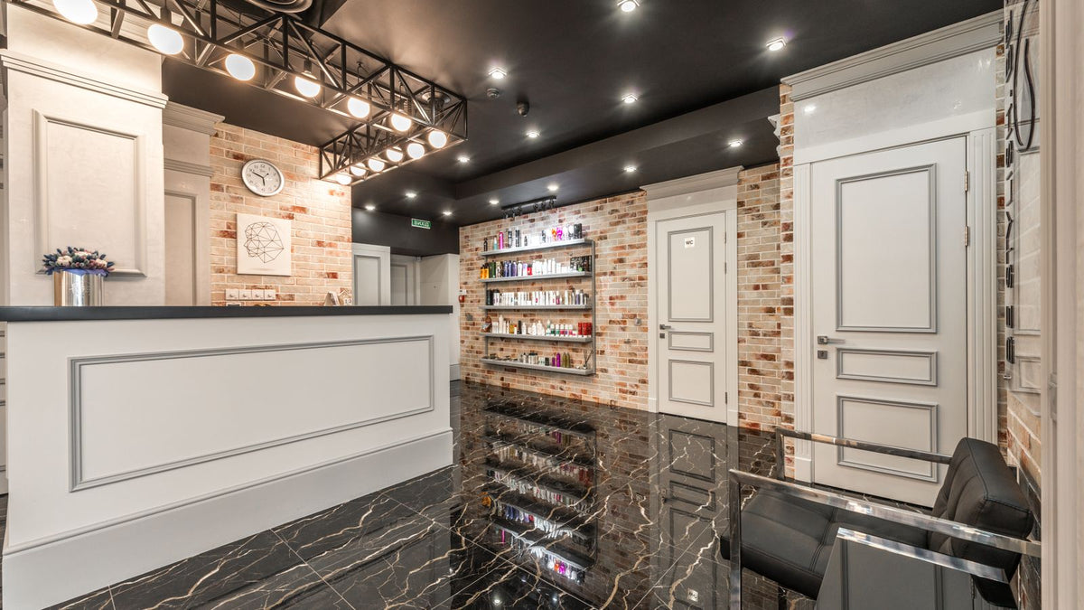 Smart clinic reception of the kind trichologists Kensington operate from