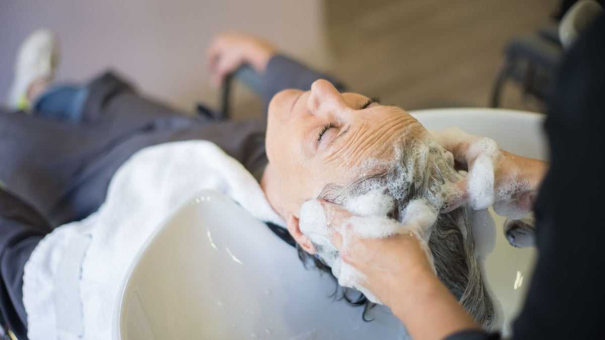 Relaxing salon hair wash and scalp massage, the treatment trichologists Kingswood are often asked about