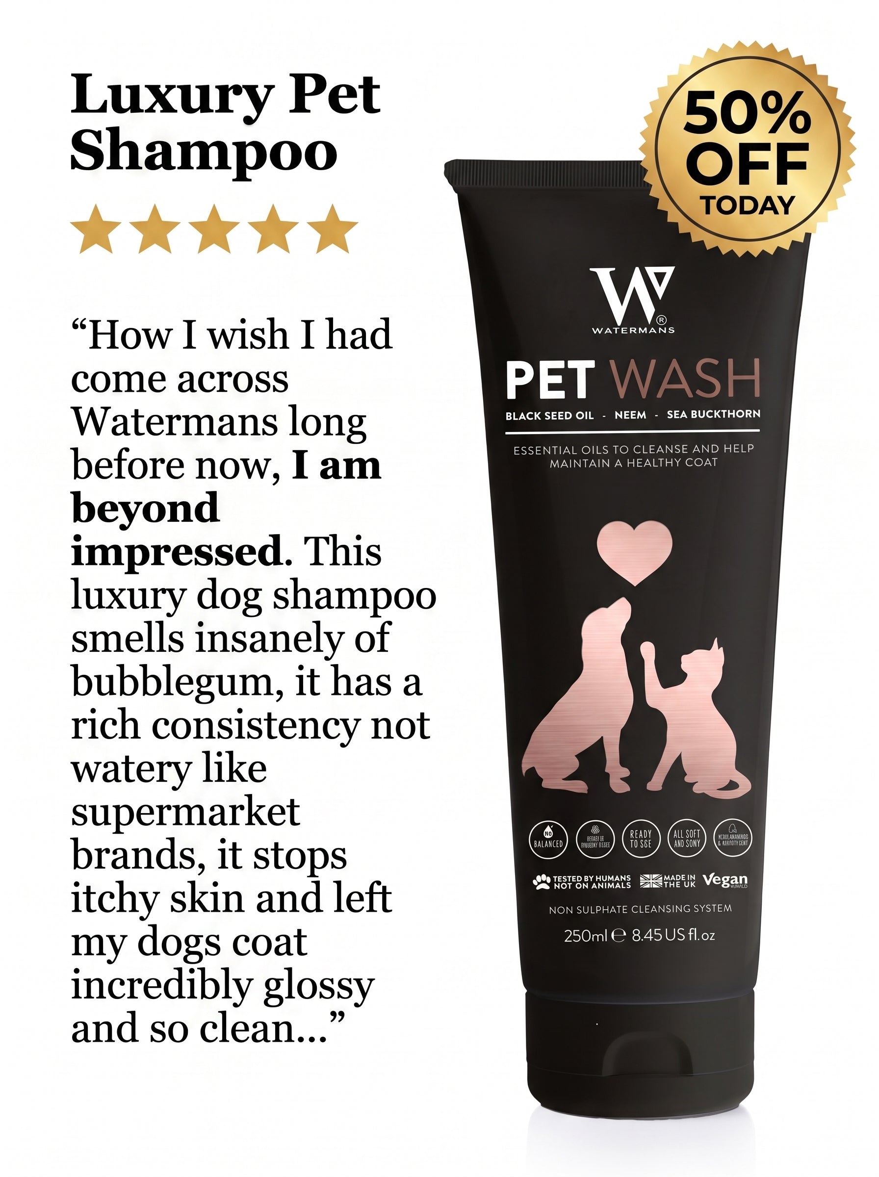 Best Dog Shampoo UK | Multi use for Dogs and Cats