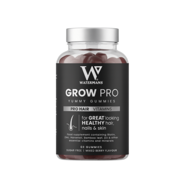GrowPro Yummy Gummies Hair Vitamins, Skin & Nails. Sugar Free