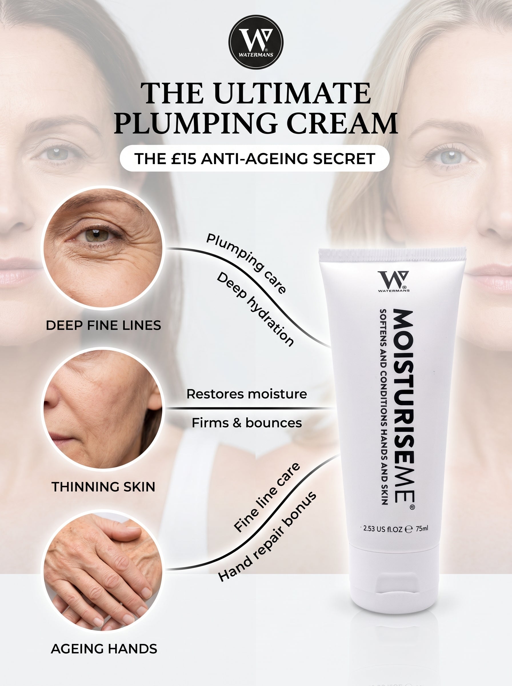 Plumping Moisturise Me® Face & Hand Cream