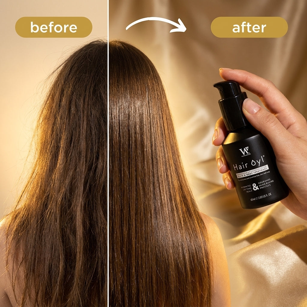 Camellia & Black Castor Hair & Body Oil – Hydration, Shine & Blow-Out Styling