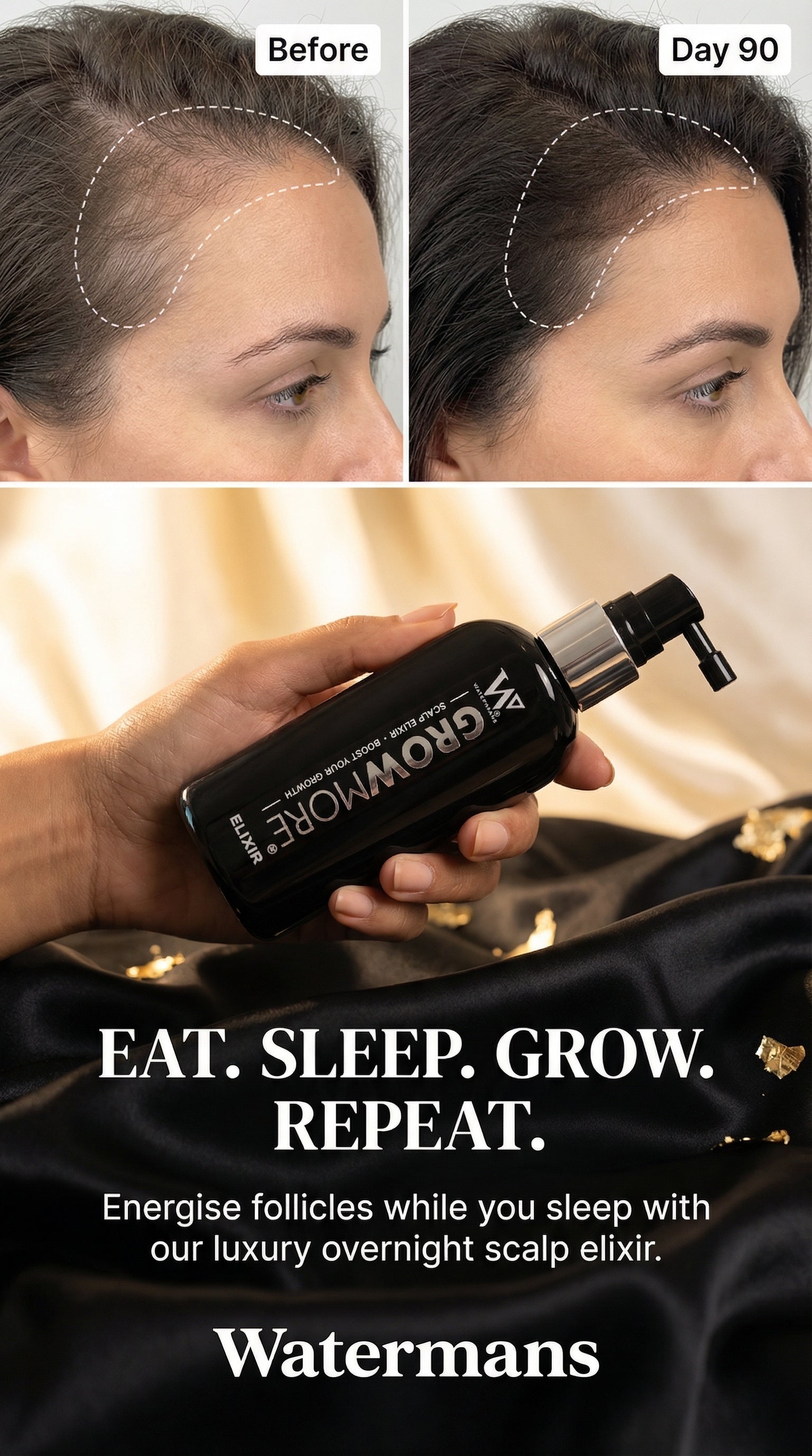 Hair loss serum UK – overnight scalp treatment