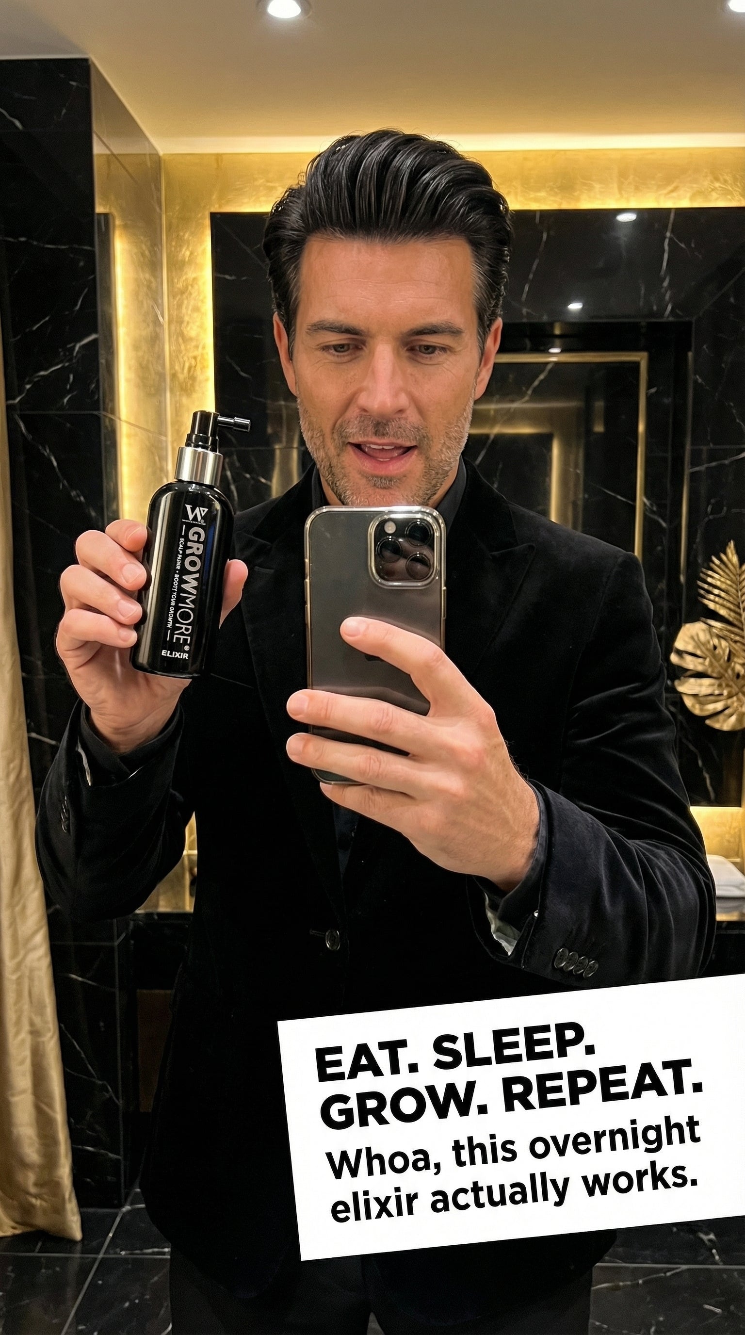 Top-rated hair loss serum with biotin and caffeine