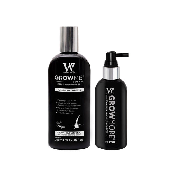Grow Me® Shampoo & Elixir - Optimal Hair and Scalp Routine - Watermans