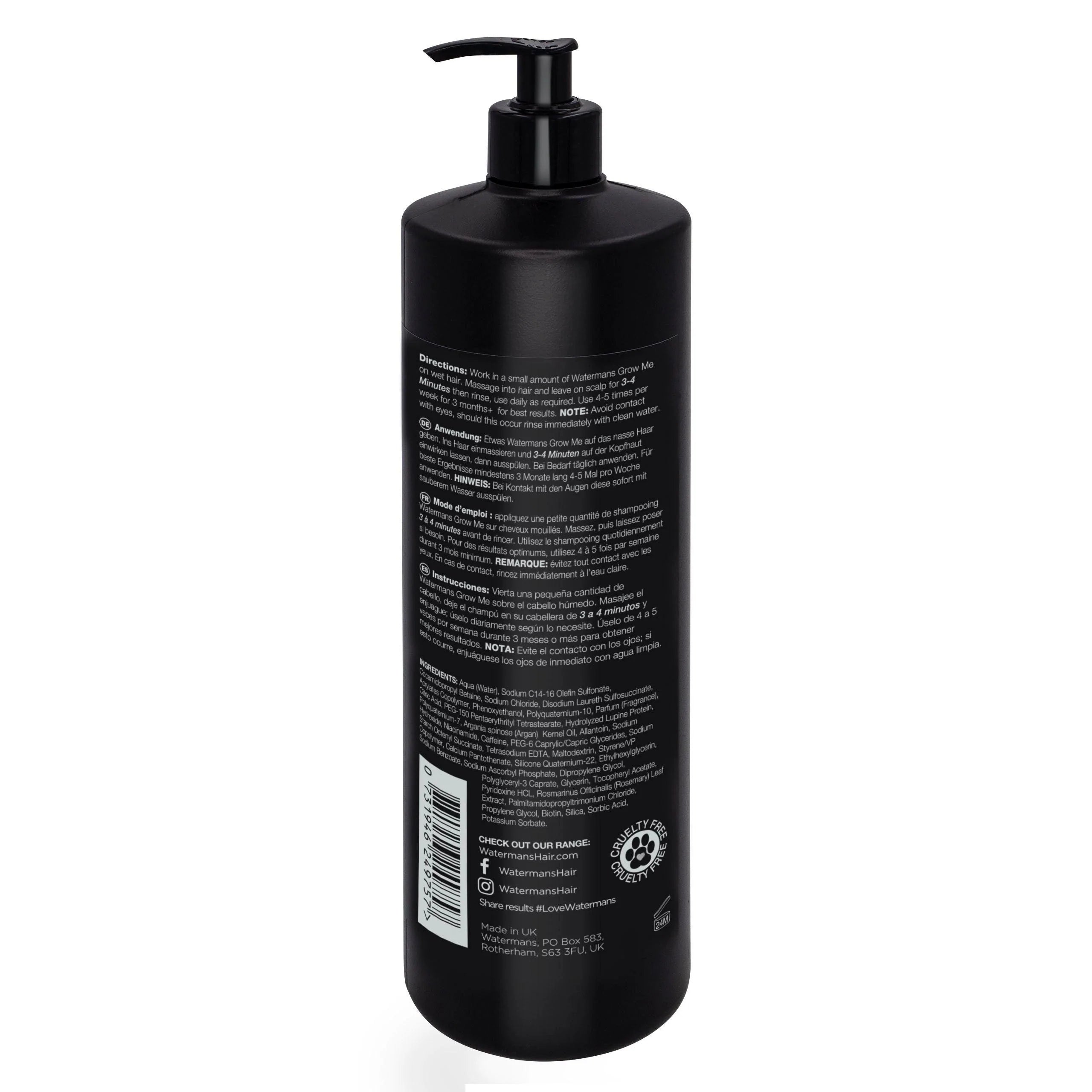 Grow Me Shampoo 1ltr (Salon size) - Hair Growth Products