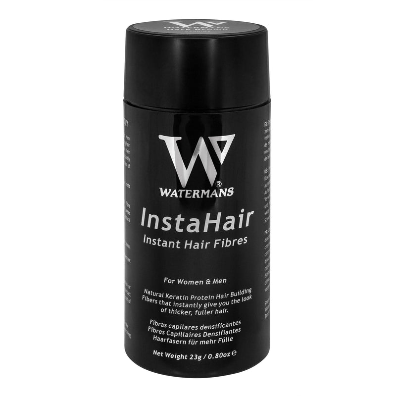 InstaHair Hair Building Fibres Dark Brown 23g - Hair Loss Concealer - Hair Growth Products