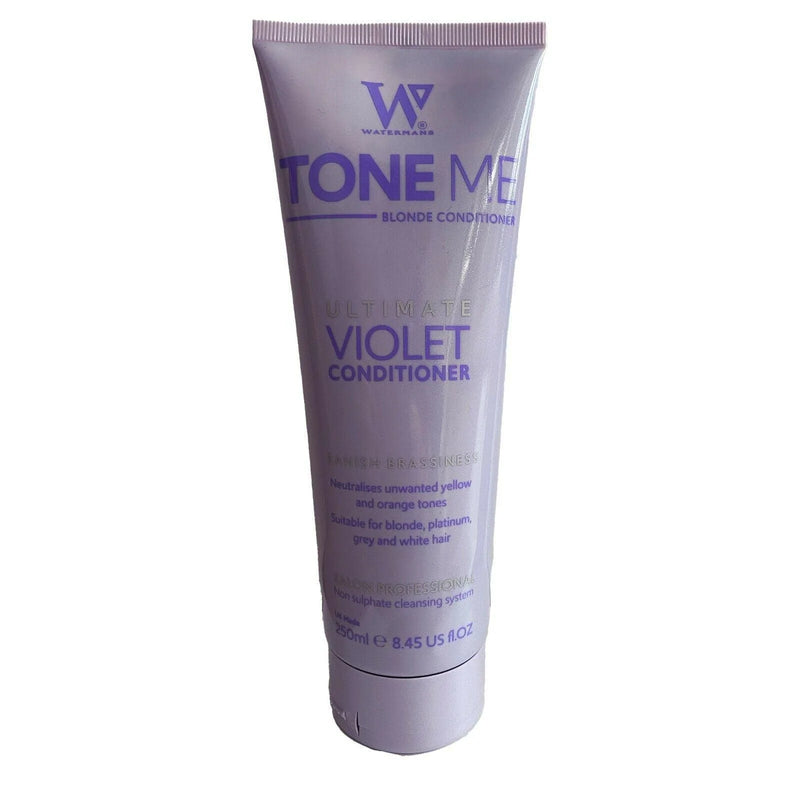 Purple Conditioner 250ml Sulphate Free - Bleached and Grey Hair - Watermans